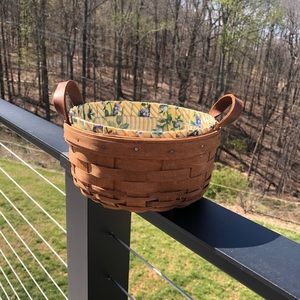 Longaberger 1989 small button basket